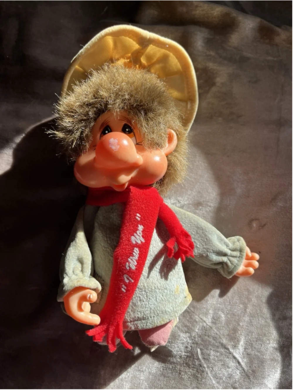 Vintage 1982 Applause Wadsworth Hobo Thumb Sucker Doll Plush With Tag 1980's Toy